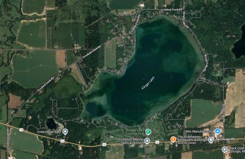 Klinger Lake Shopping Center (Klinger Lake Lunch) - Aerial Map (newer photo)